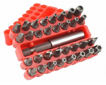 33pc Tamperproof Screwdriver Bit Set
